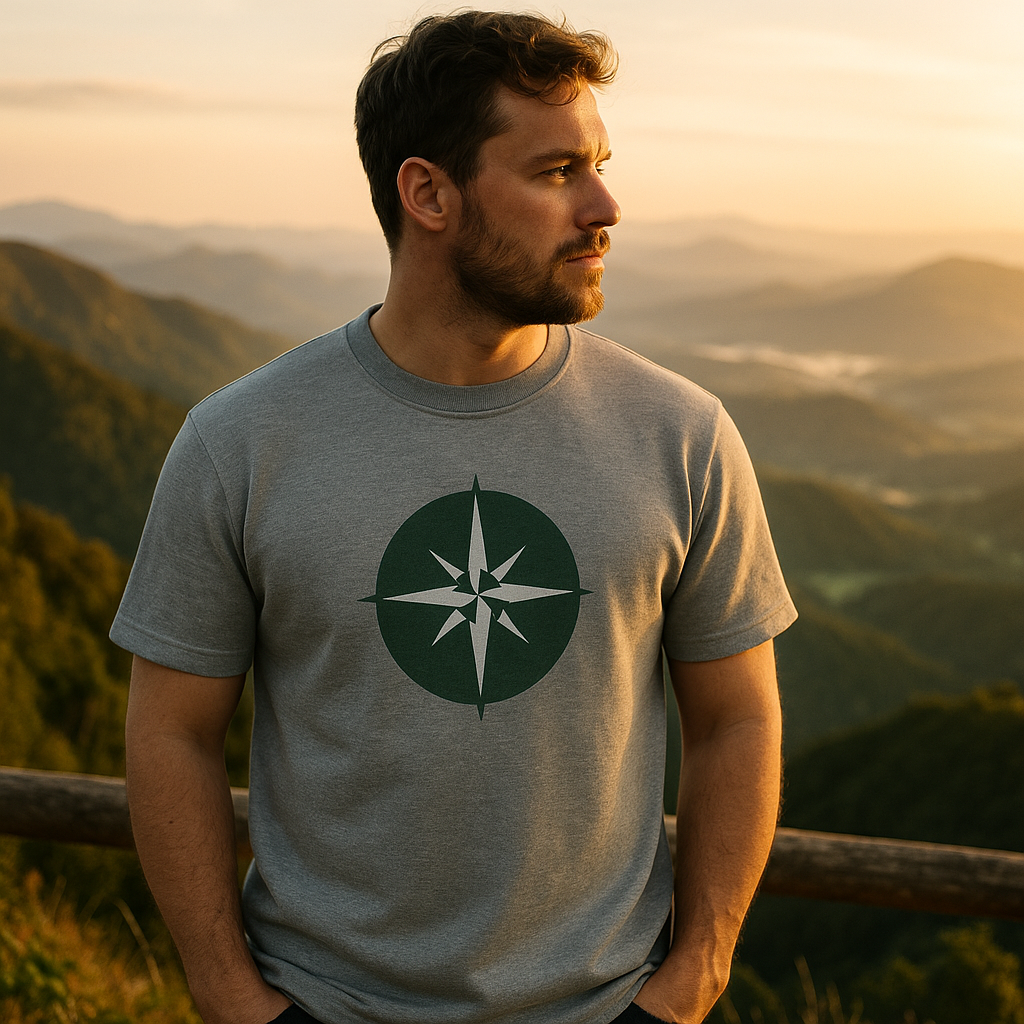 T-shirt personnalisé homme  Gris – L'essentiel qui vous met en valeur