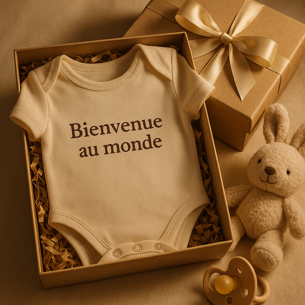 Body bébé personnalisé – coton doux, cadeau unique et attentionné