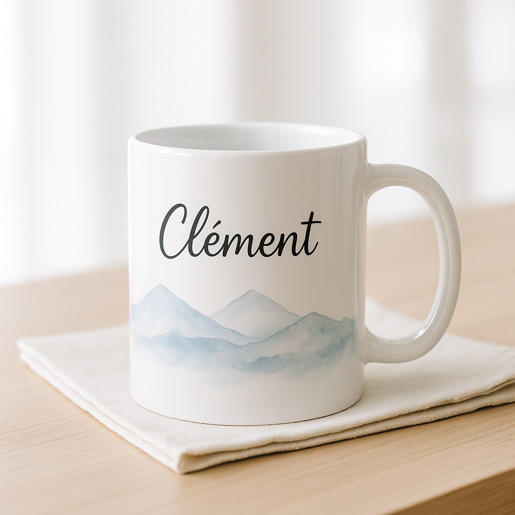 Mug blanc personnalisé – Idée cadeau unique et originale