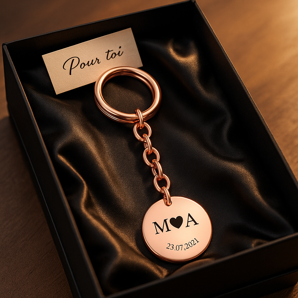 Porte clé personnalisé - la petite touche d'attention au quotidien
