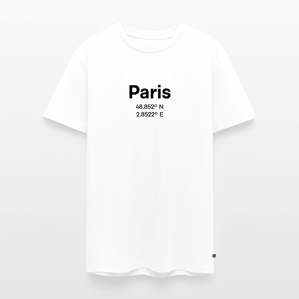 t-shirt personnalisé homme blanc