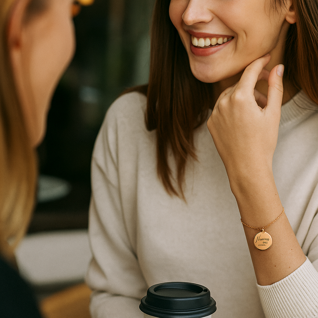 Bracelet Personnalisé Gravure Manuscrite – Cadeau Unique et Émotionnel