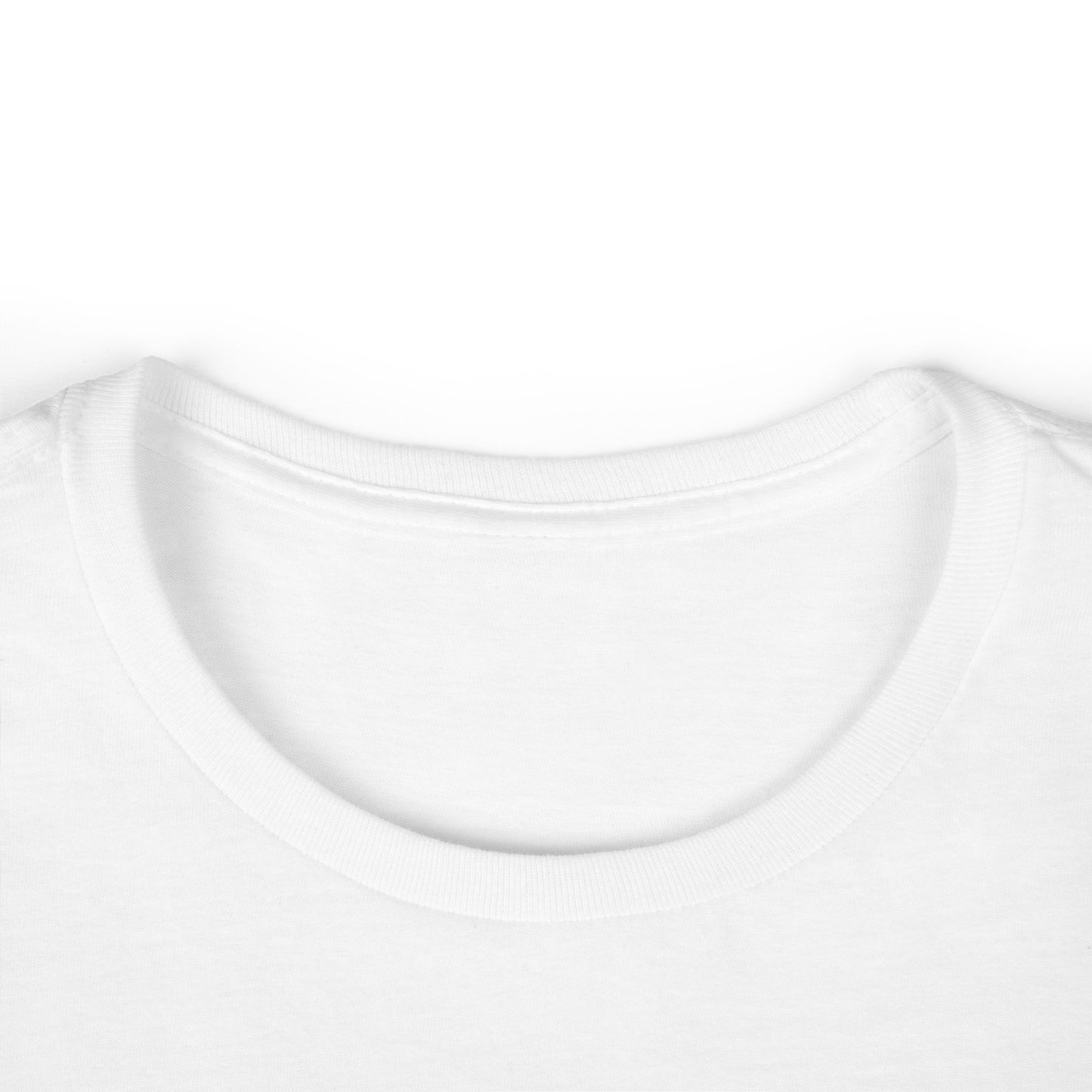 T-shirt blanc personnalisé femme – Coupe droite, coton doux et imprimé tendance