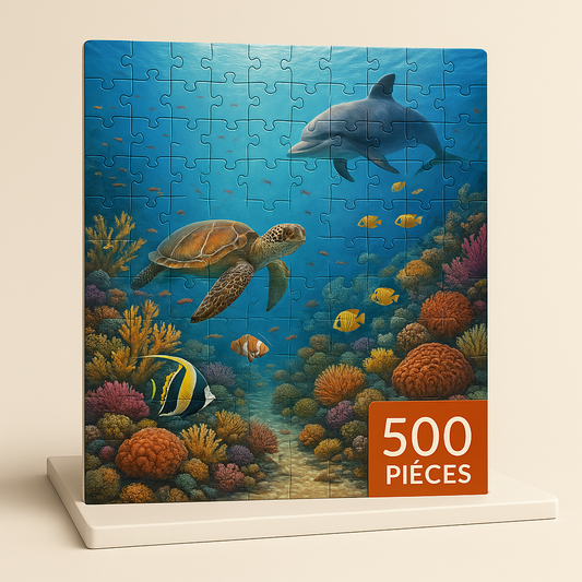 Puzzle personnalisé 500 pièces – Photo de qualité, coffret prestige