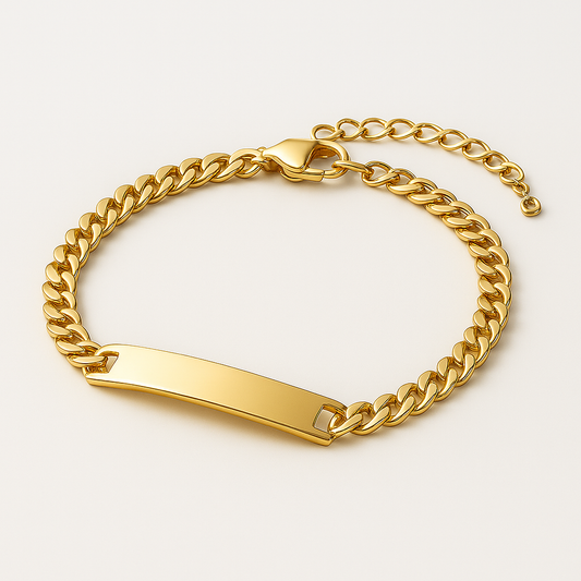 Personalized "precious engraving" bracelet
