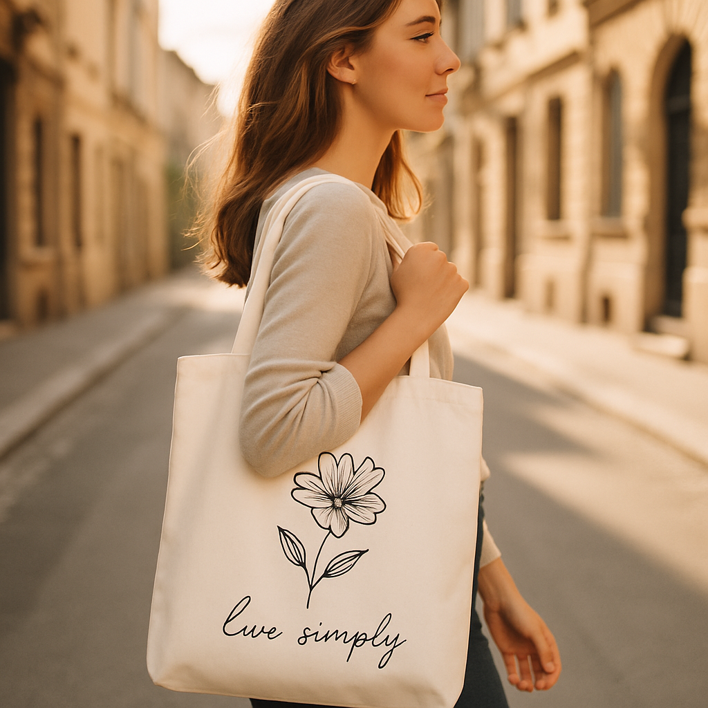 Tote Bag Personnalisé blanc – Sac en Coton Unique & Éco-Responsable