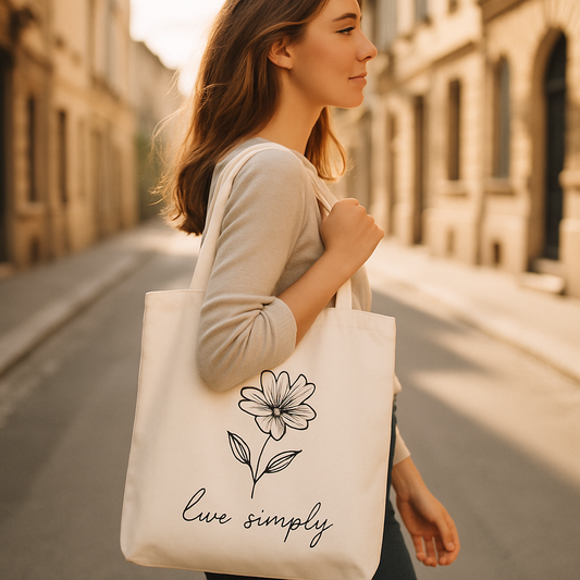 Tote Bag Personnalisé blanc – Sac en Coton Unique & Éco-Responsable
