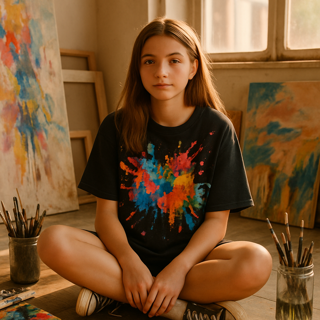 T-Shirt oversize personnalisé adolescent