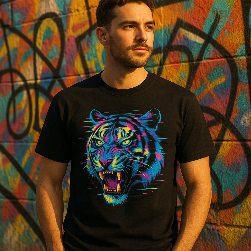T-shirt personnalisé noir homme  – L'essentiel qui vous met en valeur