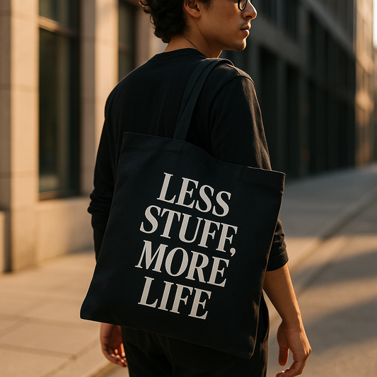 Tote Bag Personnalisé noir – Sac en Coton Unique & Éco-Responsable