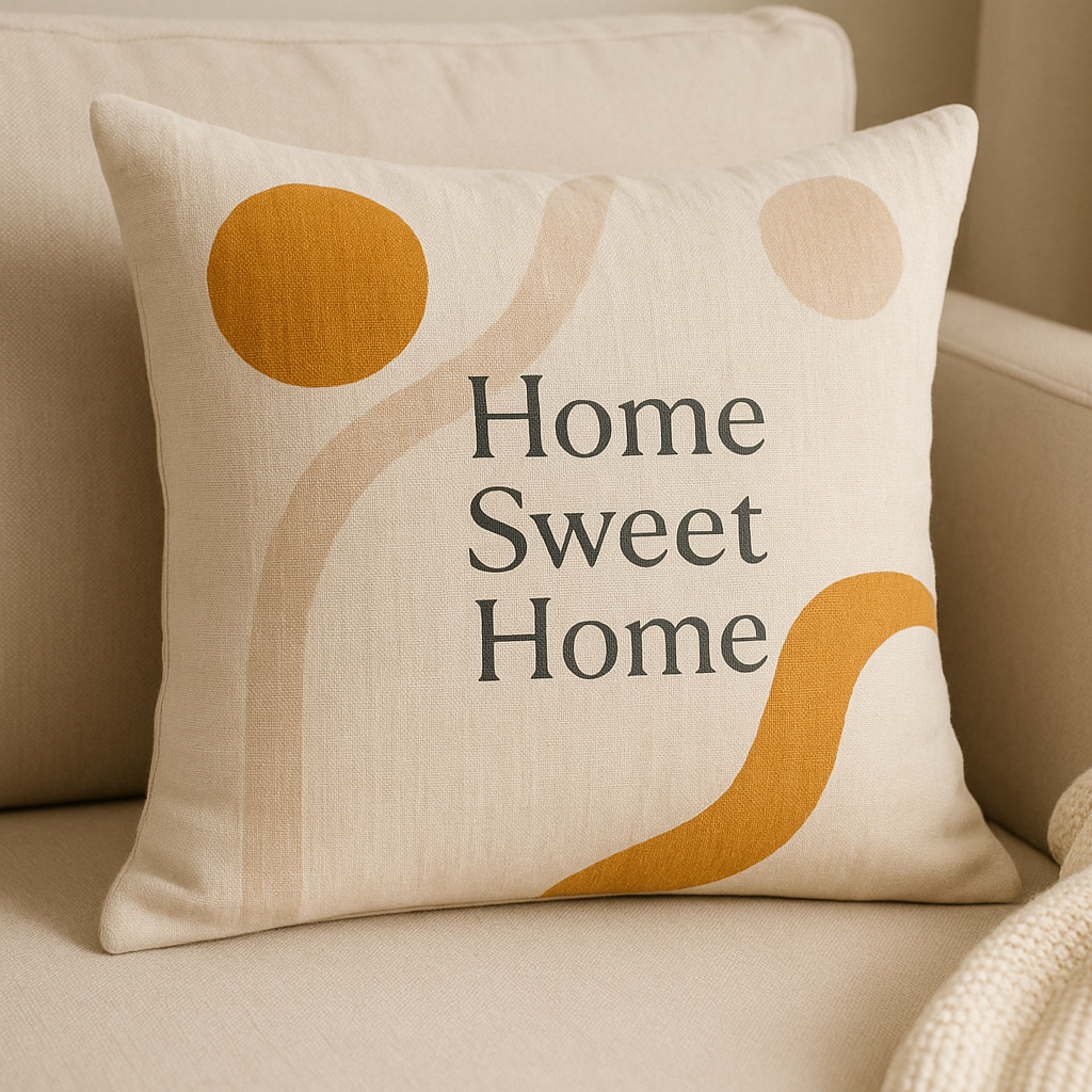 Coussin personnalisé 36x36 cm – Déco élégante & cadeau unique | MonCadeauPersonnalisé