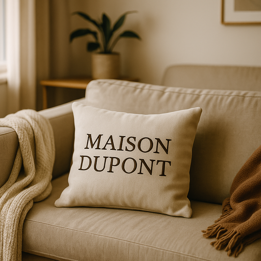Coussin personnalisé 36x36 cm – Déco élégante & cadeau unique | MonCadeauPersonnalisé
