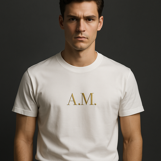 T-shirt personnalisé homme  blanc – L'essentiel qui vous met en valeur