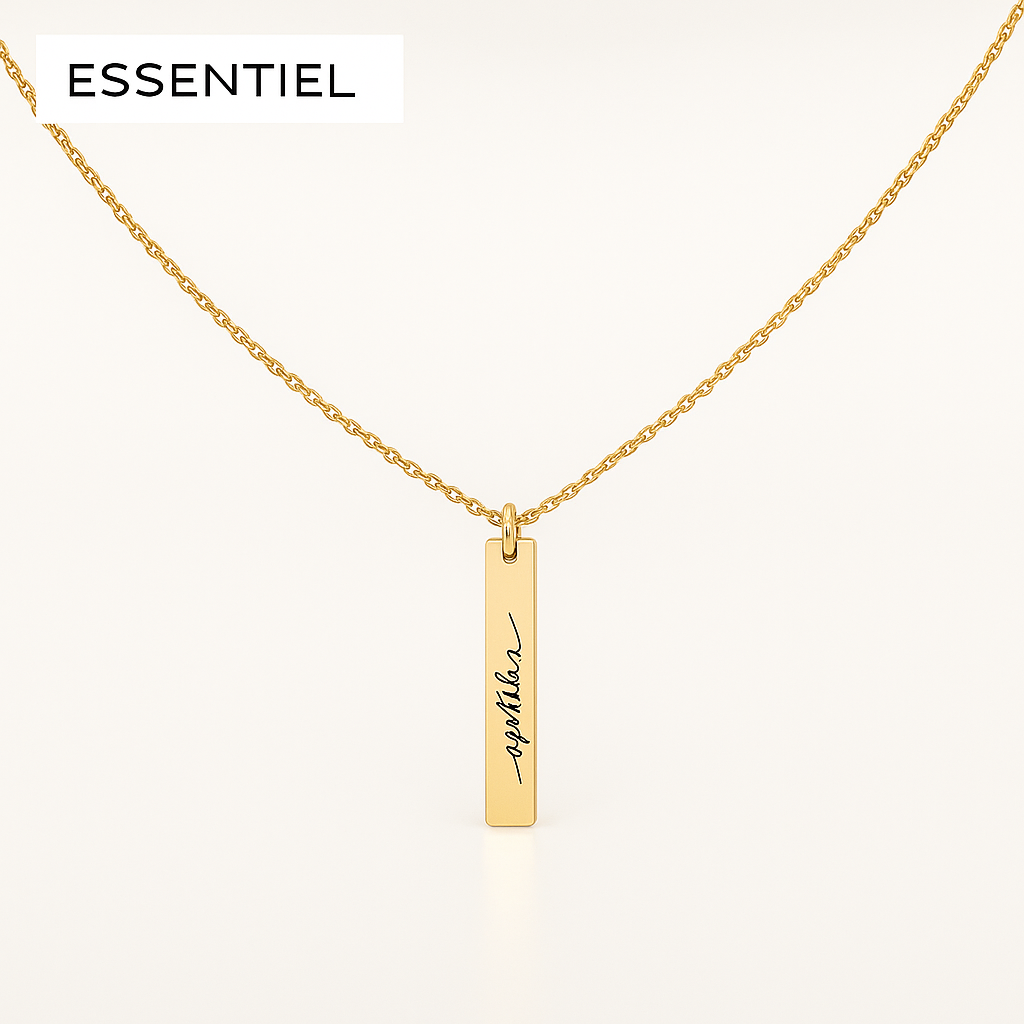 Collier Personnalisé Gravé – Prénom, Message | Mon Cadeau Personnalisé
