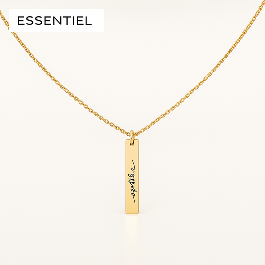 Collier Personnalisé Gravé – Prénom, Message | Mon Cadeau Personnalisé