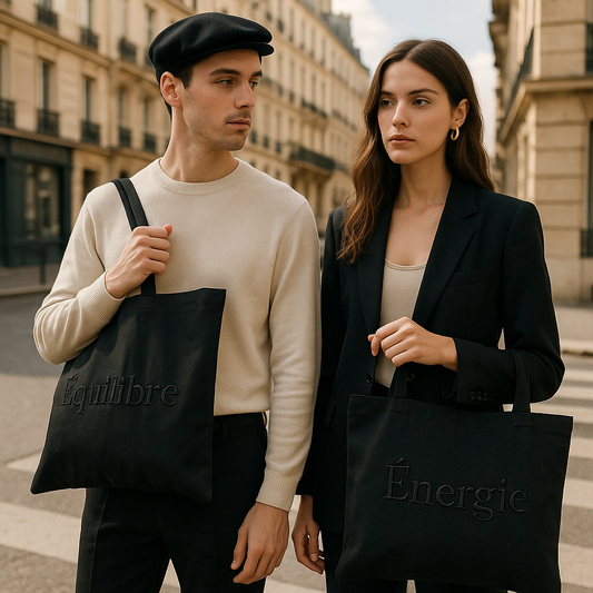 Tote Bag Personnalisé noir – Sac en Coton Unique & Éco-Responsable