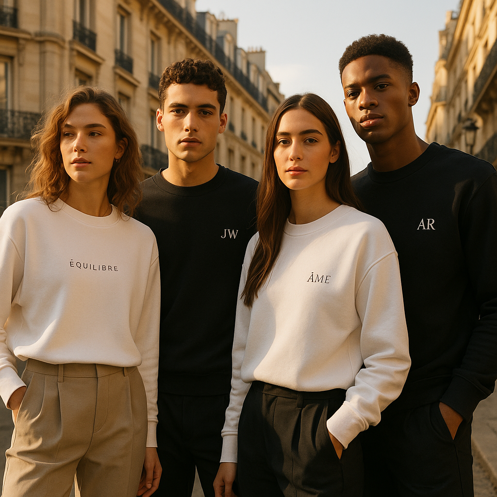 Sweat unisexe personnalisé – Confort, style et émotion à votre image