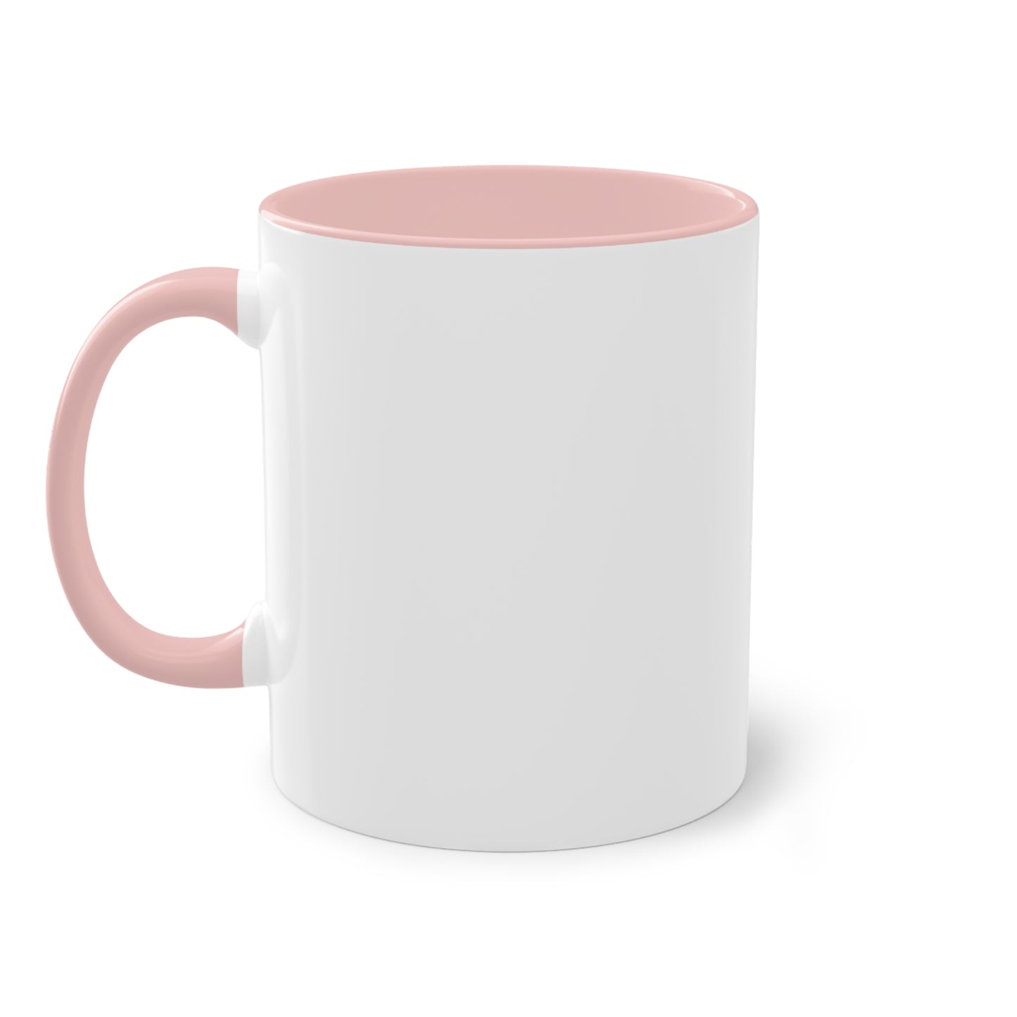 Mug rose personnalisé Noël 2025 – design féminin chic