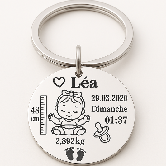 Personalized keychain "Key of Love"